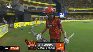 M46: CSK vs SRH – Pat Cummins Wicket