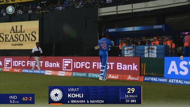 IND vs AFG 2024, 2ND T20I: Virat Kohli Wicket