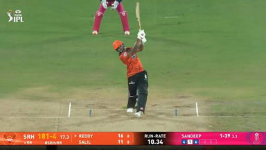 IPL 2026 M21: SRH vs RR - Nitish Kumar Reddy Six