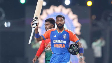 Hardik Pandya's aggressive 39*(16) powers India home