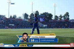 M09: KXIP vs MI –  Yuvraj Singh Wicket