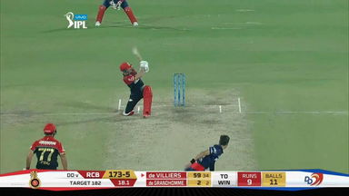 M45: DD vs RCB – AB de Villiers Six