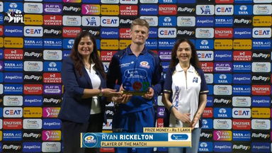 IPL 2026 M47: MI vs LSG - Player of the Match - Ryan Rickelton
