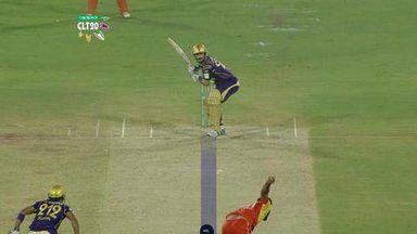 M7: KKR vs LIO –  Ryan ten Doeschate Wicket