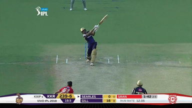 M44: KXIP vs KKR –  Javon Searles Six