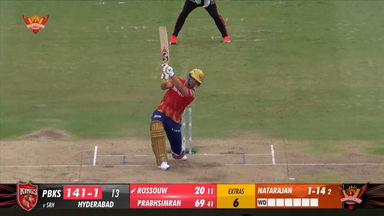 M69: SRH vs PBKS – Rilee Rossouw Six