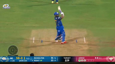 IPL 2026 M47: MI vs LSG - Rohit Sharma Six
