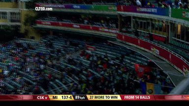 M14: CSK vs MI – Kieron Pollard six