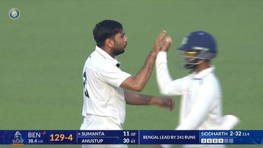 Ranji Trophy 2025-26, Bengal vs Gujarat, Day 3: Match Highlights