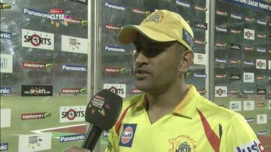 CLT20 2013 M20: CSK vs T&T  –   Interview – MS Dhoni