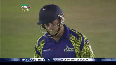 M17: KXIP vs COB –  Richard Levi Wicket