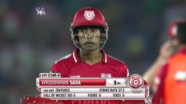 M48: KXIP vs MI– Fall of Wickets
