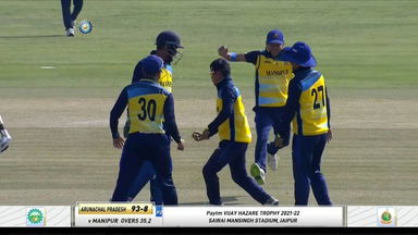 Johnson Singh's 3/24 against Arunachal Pradesh