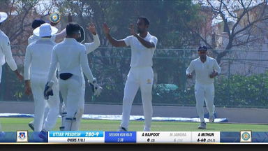Ranji Trophy 2019-20: Karnataka vs Uttar Pradesh - Fall of wickets, Uttar Pradesh 1st Innings