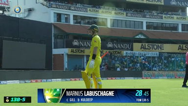 IND vs AUS 2023, 3RD ODI: Marnus Labuschagne Wicket