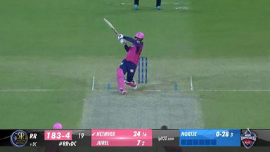 M11: RR vs DC – Shimron Hetmyer Six