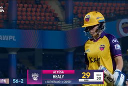 M15 - DC vs UPW: Alyssa Healy Wicket