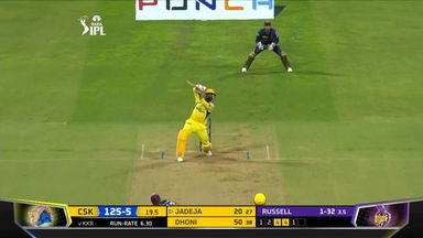 M01: CSK vs KKR – Ravindra Jadeja Six
