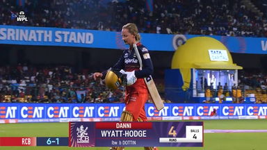 Wicket: Match 12, Royal Challengers Bengaluru vs Gujarat Giants, WPL 2025: Danni Wyatt Wicket