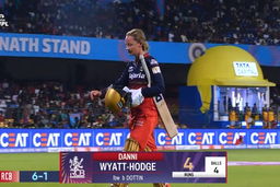 Wicket: Match 12, Royal Challengers Bengaluru vs Gujarat Giants, WPL 2025: Danni Wyatt Wicket