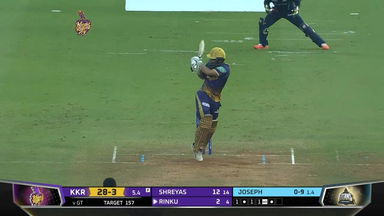 M35: KKR vs GT – Rinku Singh Six
