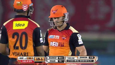 M27: KXIP vs SRH – David Warner Six