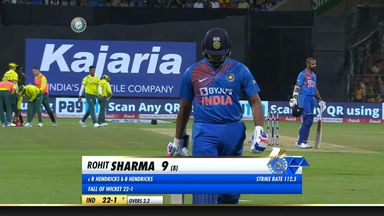 IND vs SA 2019, 3rd T20I: Rohit Sharma Wicket