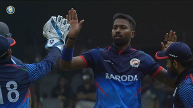 SMAT 2024 QF1, Baroda vs Bengal: Hardik Pandya's excellent spell of 3/27