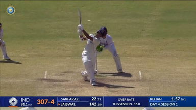 IND vs ENG 2024, 3RD Test: Yashasvi Jaiswal Six