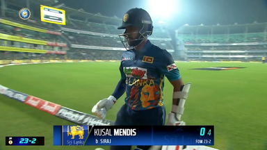 IND vs SL 2023, 1ST ODI: Kusal Mendis  Wicket