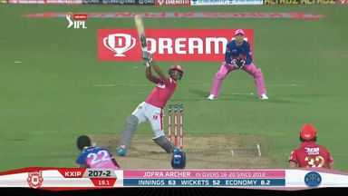 M09: RR vs KXIP – Nicholas Pooran Six