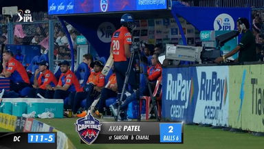 M11: RR vs DC – Axar Patel Wicket