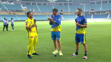 Capping off CSK’s IPL 2021 win with Faf, Robin and Fleming