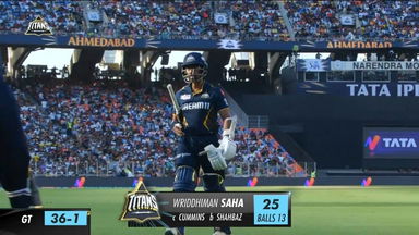 M12: GT vs SRH – Wriddhiman Saha Wicket