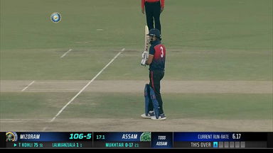 Syed Mushtaq Ali Trophy 2022: Mizoram captain Taruwar Kohli's impressive 75 against Assam