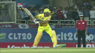 M3: CSK vs TTN –  MS Dhoni c de Villiers b Richards