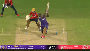 IPL 2025 M31: PBKS vs KKR - Andre Russell Six
