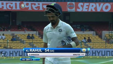 IND vs AFG 2018, 1st Test  Day 1: Lokesh Rahul Wicket
