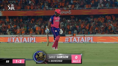 M50: SRH vs RR – Sanju Samson Wicket