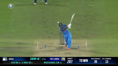 IND vs SL 2023, 2ND T20I: Shivam Mavi  Six
