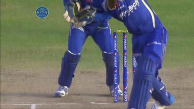 M44: RR vs MI – Sanju Samson Wicket