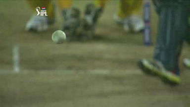M64: CSK vs DD – Roelof van der Merwe Wicket