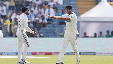 Washington Sundar wields his magic again with 4/56