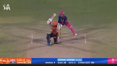 IPL 2026 M36: RR vs SRH - Ishan Kishan Six