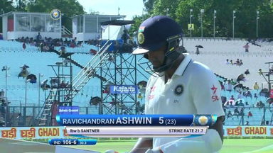 India VS NZ 2016, 2nd Test day 3 - R Ashwin Wicket