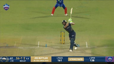 IPL 2026 M14: DC vs GT - Jos Buttler Six