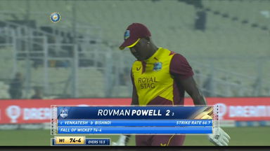 IND vs WI 2022, 1ST T20I: Rovman Powell Wicket