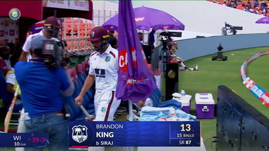 IND vs WI 2025, 1st Test: Brandon King Wicket