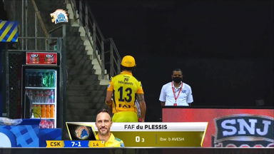 M02: CSK vs DC – Faf du Plessis Wicket