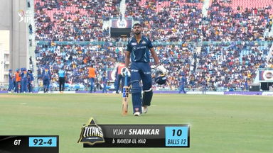 M30: LSG vs GT –  Vijay Shankar  Wicket